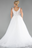 White Wedding Dress ABG017