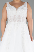 White Wedding Dress ABG017