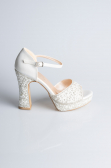 White Stony Evening Shoe MJ2280