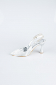 Silver Laser Cut Stiletto MJ4102