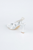Silver Laser Cut Stiletto MJ4102