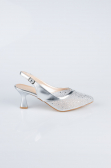 Silver Stony Evening Shoe MJ5311