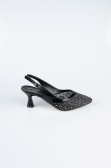 Black Stony Evening Shoe MJ5311