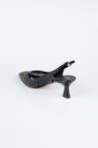 Black Stony Evening Shoe MJ5311
