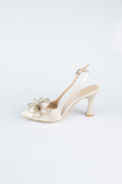 Mink Satin Evening Shoe MJS4100