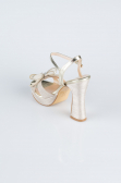 Gold Laser Cut Evening Shoe MJL2331
