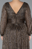Copper Long Plus Size Evening Dress ABU3154