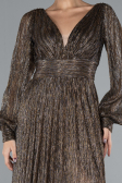 Copper Long Evening Dress ABU2905