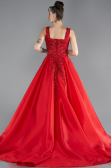 Red Long Haute Couture Dress ABU3745