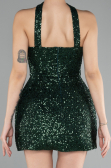 Mini Emerald Green Party Dress ABK2201