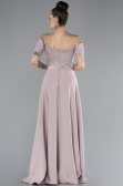Mink Slit Long Satin Prom Gown ABU4531