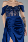 Parlement Long Satin Evening Dress ABU4424