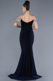 Long Navy Blue Evening Dress ABU4553