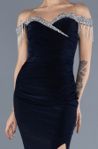 Long Navy Blue Evening Dress ABU4553