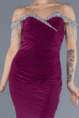 Long Plum Evening Dress ABU4553