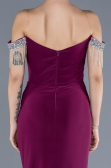 Long Plum Evening Dress ABU4553