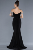 Long Black Evening Dress ABU4553