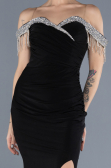 Long Black Evening Dress ABU4553