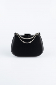 Black Satin Night Bag V746
