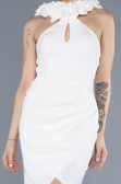 Long White Evening Dress ABU4610
