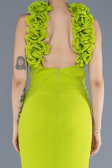 Long Pistachio Green Evening Dress ABU4610