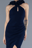 Long Navy Blue Evening Dress ABU4610
