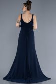 Long Navy Blue Evening Dress ABU4621