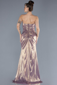 Long Powder Color Evening Dress ABU4623