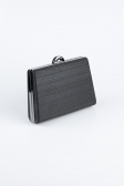 Black Laser Cut Night Bag KC715