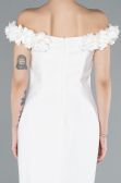 Midi White Cocktail Dress ABK2248