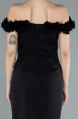 Midi Black Cocktail Dress ABK2248
