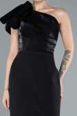 Midi Black Cocktail Dress ABK2249