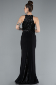 Long Black Mermaid Evening Dress ABU608