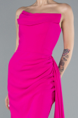 Long Fuchsia Mermaid Evening Gown ABU4666