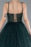 Emerald Green Scaly Long Evening Dress ABU3839