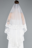 White Wedding Veil ABK02