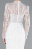 Long White Wedding Dress ABG105