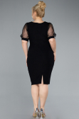 Short Black Plus Size Cocktail Dress ABK2247