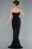 Black Rose Strapless Slit Long Mermaid Evening Gown ABU4800