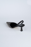 Black-Silver Stony Stiletto AB1127