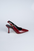 Burgundy Patent Leather Evening Shoe ABR1130