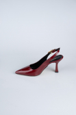 Burgundy Patent Leather Evening Shoe ABR1130