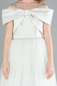 Long Mint Girl Dress ABU4826
