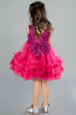 Short Fuchsia Girl Dress ABK2066