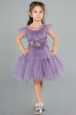 Short Lavender Girl Dress ABK2067