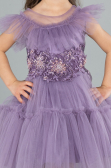 Short Lavender Girl Dress ABK2067