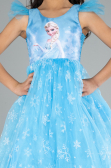 Blue Long Girl Dress ABU4238