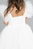 White Long Girl Dress ABU4239