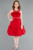 Long Red Girl Dress ABU4221