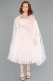 Midi Powder Color Girl Dress ABK2299
